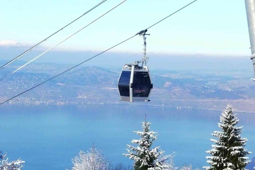 Duplex En Station Vue Sur Lac Leman Thollon-les-Memises Exteriör bild